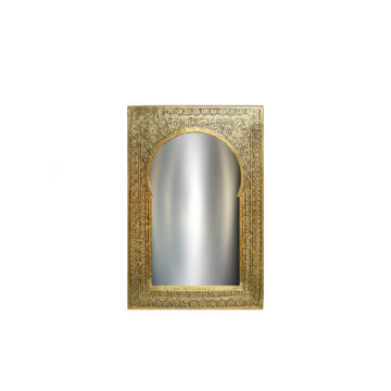 Mosazné zrcadlo Samina 55 x 37 cm